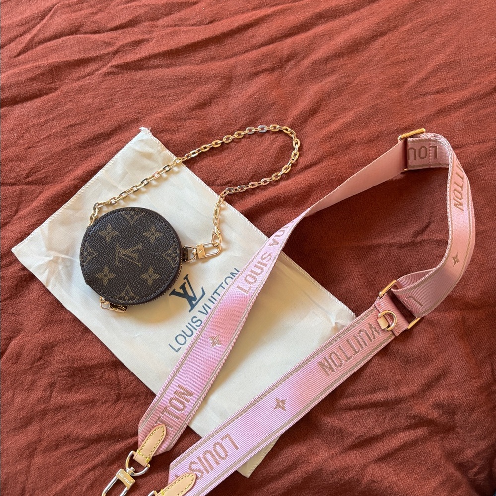 Louis Vuitton Brown and Pink Mini Bag